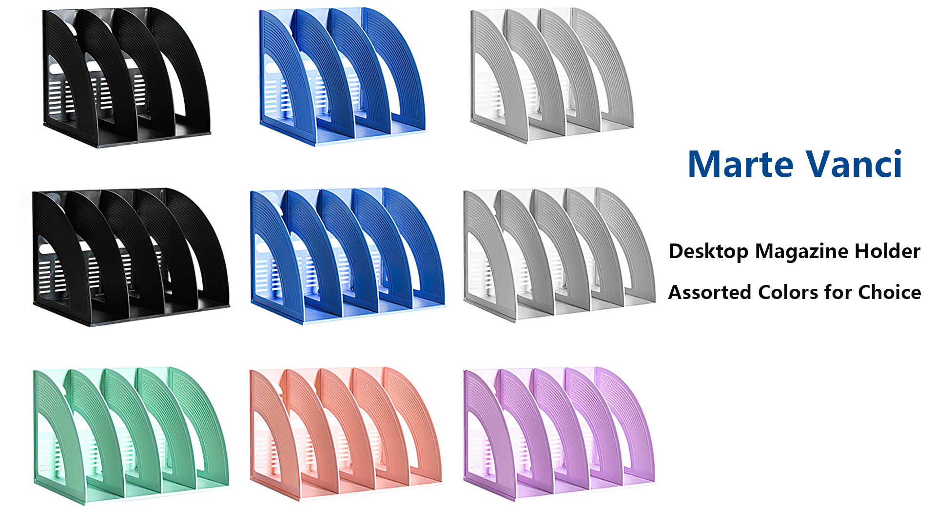 Amazon.com: Marte Vanci Magazine File Holder, Binder Holder with 4 Amazon.com: Marte Vanci Magazine File Holder, Binder Holder with 4